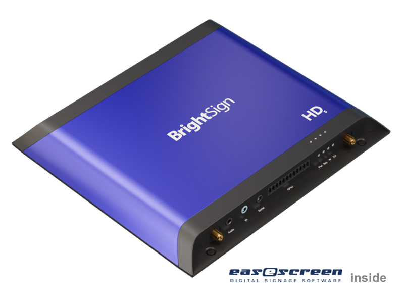 BrightSign Mediaplayer easescreen HD1025es 3840x2160@60Hz, Netzwerk, USB, RS232